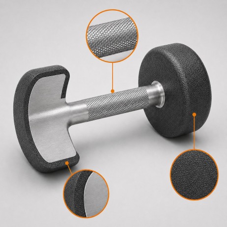 Ganteră SportMann Profi CPU 2.5 kg