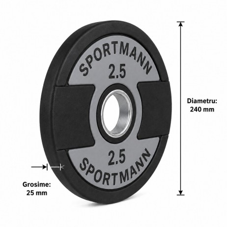 Greutate SportMann Profi CPU 2.5 kg