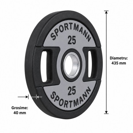 Greutate SportMann Profi CPU 25 kg/50 mm