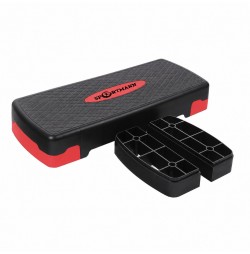 Banca aerobic Step Up Basic Sportmann Negru/Gri