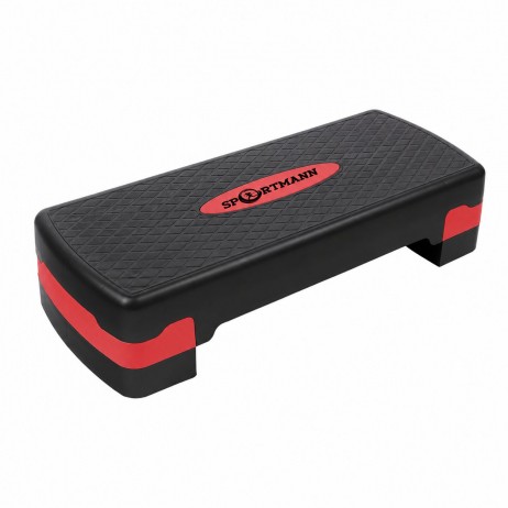 Banca aerobic Step Up Basic Sportmann Negru/Gri