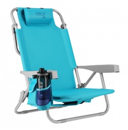 Sezlong pliabil 3-IN-1 Nils NC3308, Turcoaz