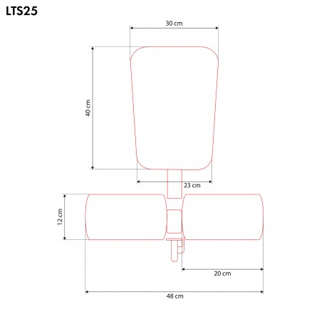 Scaun de antrenament LTS25 HMS cu blocare coapse
