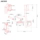 Brațe Jammer JAR1050 HMS pentru atlas