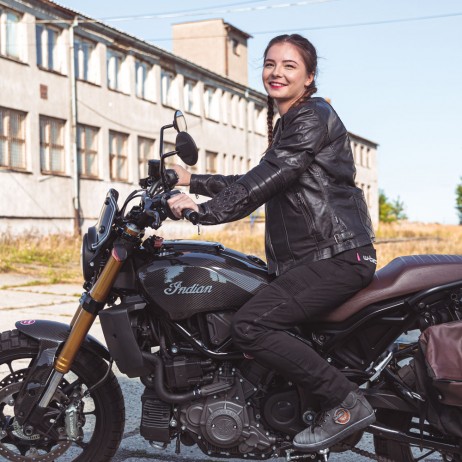 Ghete Moto W-TEC Perpetuals Negru