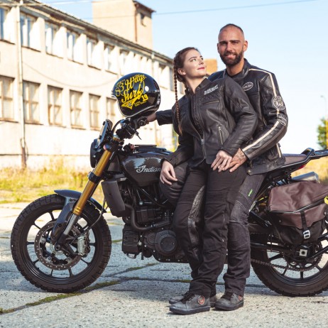 Ghete Moto W-TEC Perpetuals Negru