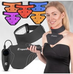 Mască de gât și decolteu cu terapie cu lumină infraroșie LED inSPORTline Rademis 2.500 mAh