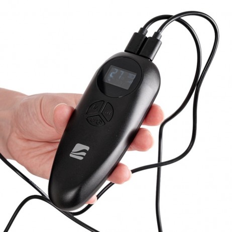 Mască de gât și decolteu cu terapie cu lumină infraroșie LED inSPORTline Rademis 2.500 mAh