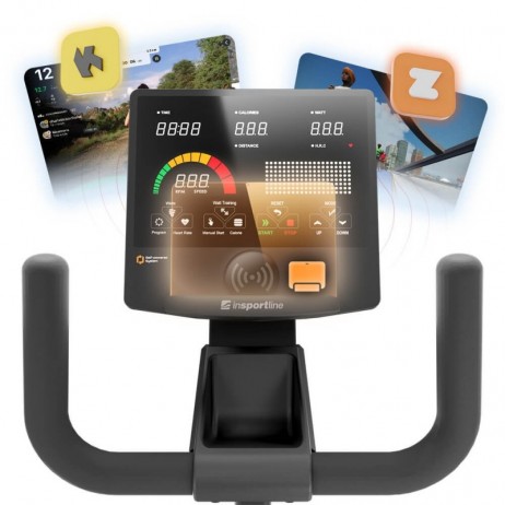 Bicicletă orizontală inSPORTline e-Velocer RMB • Generator de curent încorporat